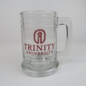 Trinity University San Antonio Texas Glass Beer Mug Bell Tower